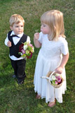 Flower Girl at Melissa's Wedding 6